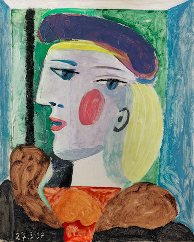 Pablo Picasso, Femme au Béret Mauve, 1937